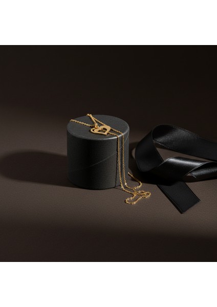 14 Ayar Altın Kolye Ucu kalp GM415 1 gr modelleri