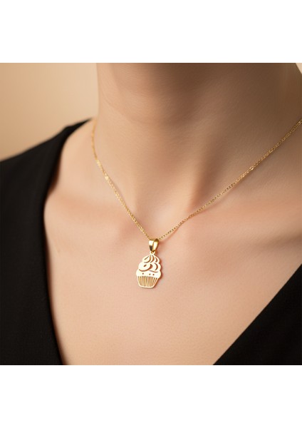 8 Ayar Altın Kolye Ucu Kapkek GM3554 1 gr