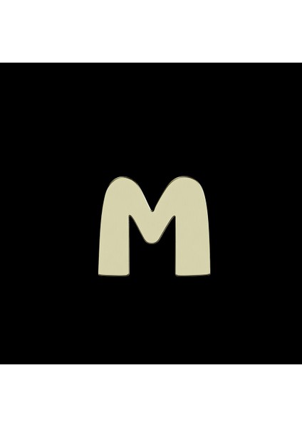 14 Ayar Altın Kolye Ucu "m"harfi GM690 0.5 gr fırsatları