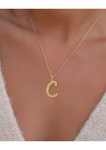 8 Ayar Altın Kolye Ucu Harf C GM2865 1 gr fırsatları