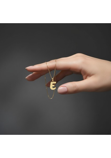 14 Ayar Altın Kolye Ucu Harf E GM2884 0.5 gr fiyatları