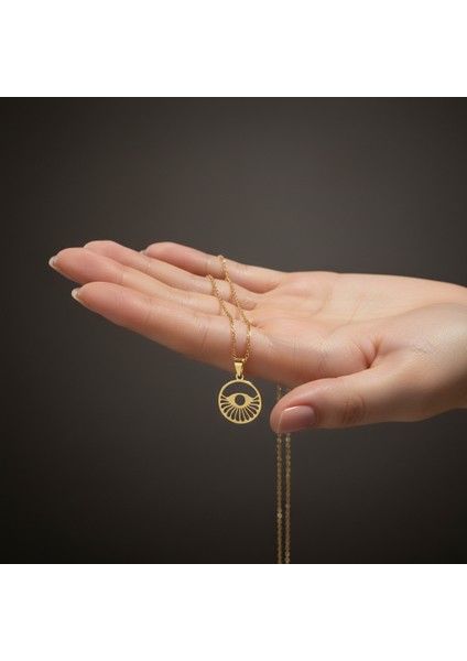 14 Ayar Altın Kolye Ucu Horus'un Gözü GM3649 1 gr fiyatları