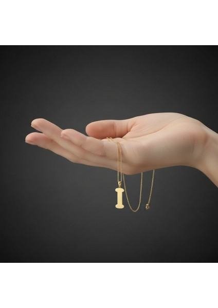 14 Ayar Altın Kolye Ucu Harf I GM2796 1 gr fiyatları