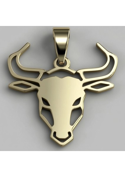 8 Ayar Altın Kolye Ucu Boğa GM3123 0.5 gr fırsatları