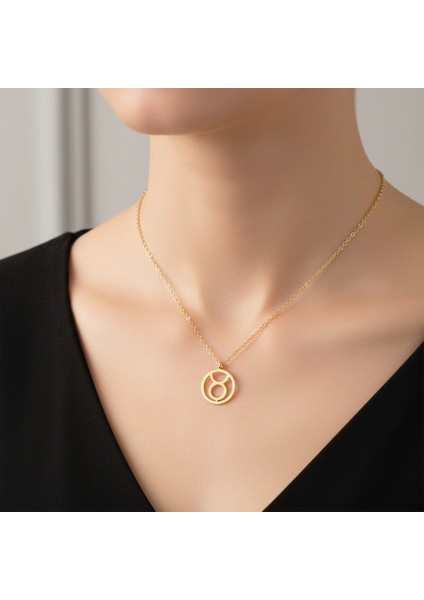 8 Ayar Altın Kolye Ucu Boğa GM3126 1 gr