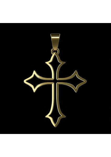 8 Ayar Altın Kolye Ucu Haç GM4245 1 gr fırsatları