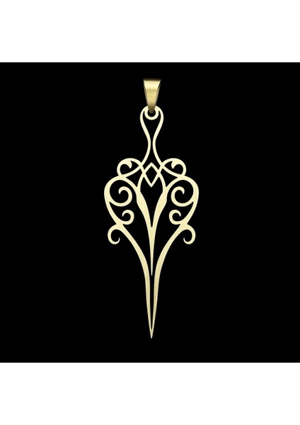 14 Ayar Altın Kolye Ucu Tarak ve Makas GM3837 0.5 gr fırsatları