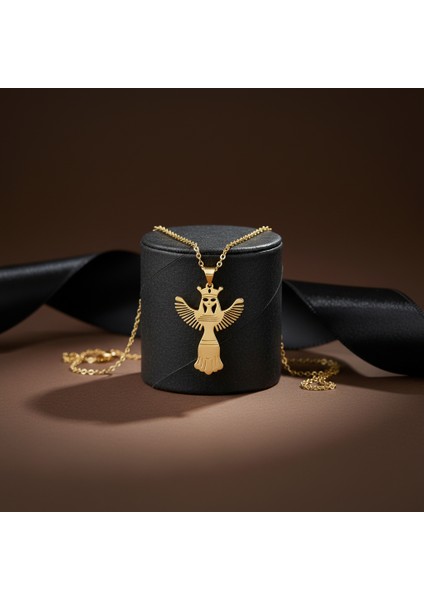 8 Ayar Altın Kolye Ucu Tanrıça Isis GM4335 1 gr modelleri
