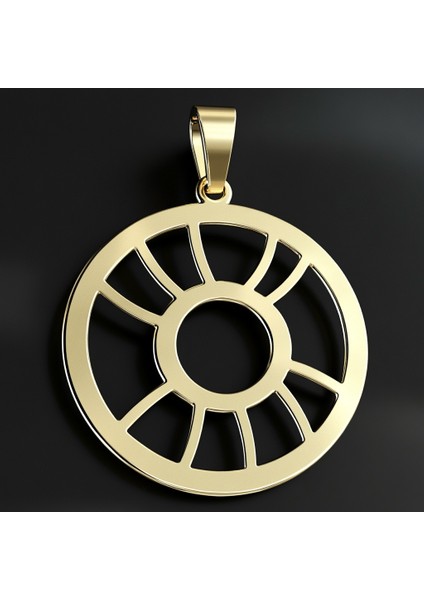 8 Ayar Altın Kolye Ucu Gramofon Plakası GM4668 0.5 gr fırsatları