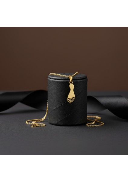 14 Ayar Altın Kolye Ucu Ayak GM4631 1 gr modelleri