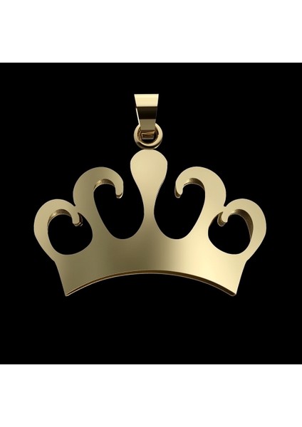 8 Ayar Altın Kolye Ucu Taç GM3887 1 gr fırsatları