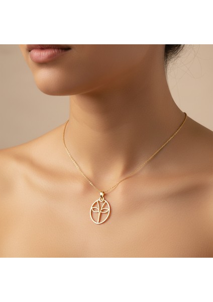 8 Ayar Altın Kolye Ucu GM3852 1 gr