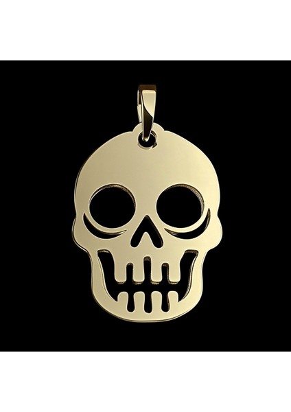 14 Ayar Altın Kolye Ucu Kafatası GM3982 1 gr fırsatları