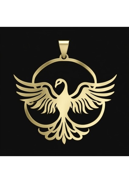 8 Ayar Altın Kolye Ucu Anka Kuşu GM4863 1 gr fırsatları