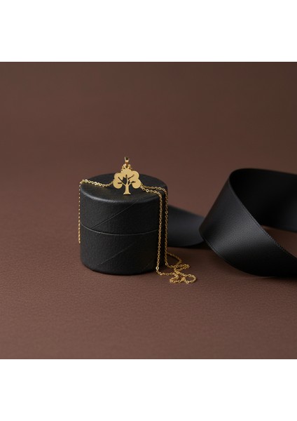 14 Ayar Altın Kolye Ucu Ağaç GM5125 1 gr modelleri