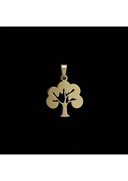 14 Ayar Altın Kolye Ucu Ağaç GM5125 1 gr fırsatları
