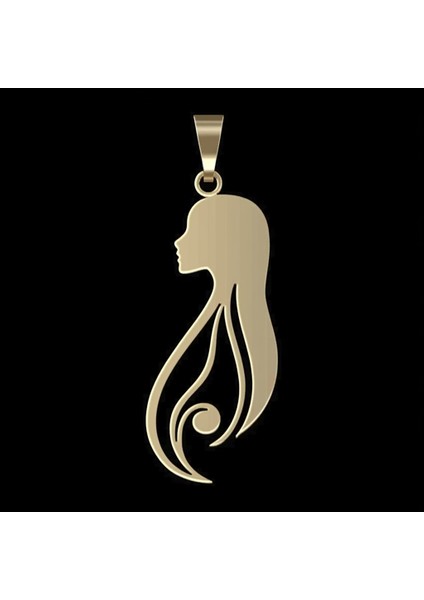 8 Ayar Altın Kolye Ucu Kız GM3753 1 gr fırsatları