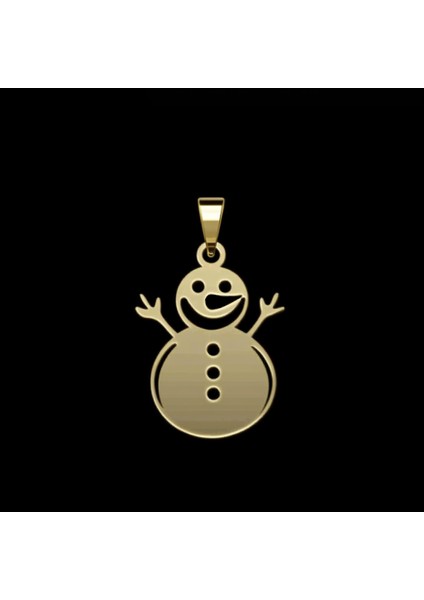 14 Ayar Altın Kolye Ucu Kardan Adam GM4956 1 gr fırsatları