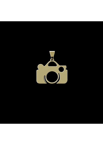8 Ayar Altın Kolye Ucu Kamera GM3775 0.5 gr fırsatları