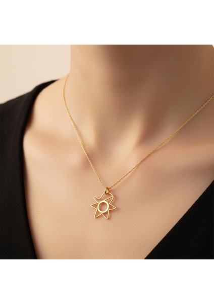 14 Ayar Altın Kolye Ucu Gramofon Plakası GM4674 1 gr