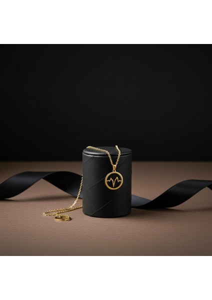 8 Ayar Altın Kolye Ucu Kalp Atışı GM4686 0.5 gr modelleri