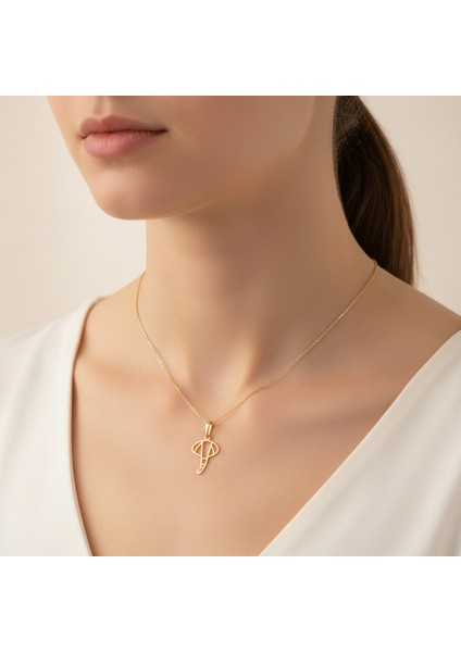 14 Ayar Altın Kolye Ucu Fil GM4600 1 gr