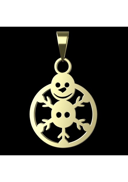 14 Ayar Altın Kolye Ucu Kardan Adam GM4951 0.5 gr fırsatları