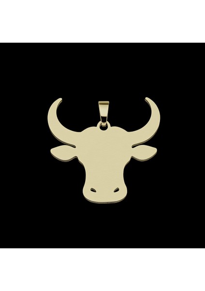 14 Ayar Altın Kolye Ucu Boğa GM5315 0.5 gr modelleri