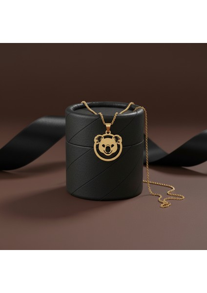 14 Ayar Altın Kolye Ucu Koala GM4719 0.5 gr modelleri