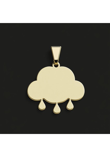 14 Ayar Altın Kolye Ucu Bulut GM5858 1 gr fırsatları