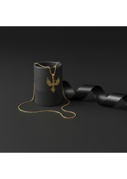 8 Ayar Altın Kolye Ucu Anka Kuşu GM4862 0.5 gr modelleri