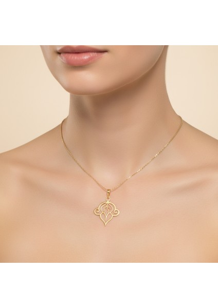 14 Ayar Altın Kolye Ucu Bulut GM5889 1 gr