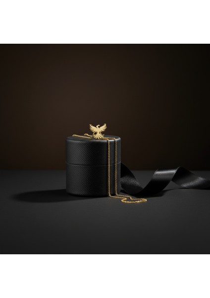 8 Ayar Altın Kolye Ucu Anka Kuşu GM4864 0.5 gr modelleri