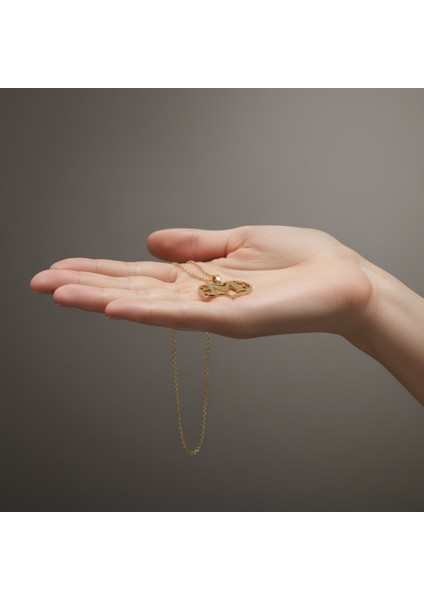 14 Ayar Altın Kolye Ucu Harf M GM6130 0.5 gr fiyatları