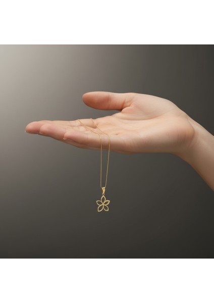 14 Ayar Altın Kolye Ucu Çiçek GM3815 1 gr fiyatları