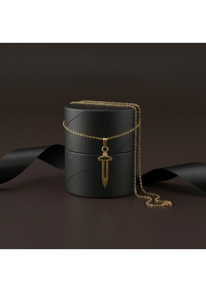 8 Ayar Altın Kolye Ucu Hançer GM4510 0.5 gr modelleri