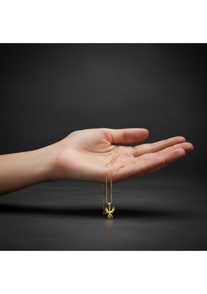 8 Ayar Altın Kolye Ucu Anka Kuşu GM4860 0.5 gr fiyatları