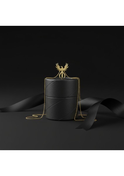 8 Ayar Altın Kolye Ucu Anka Kuşu GM4860 0.5 gr modelleri