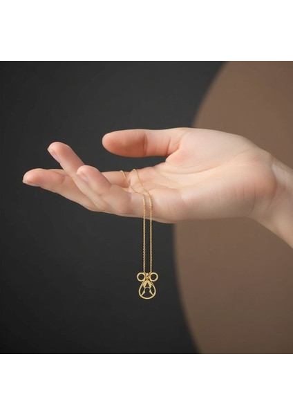 8 Ayar Altın Kolye Ucu Mickey Mouse GM4035 1 gr fiyatları