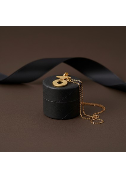 14 Ayar Altın Kolye Ucu Gramofon Plakası GM4669 1 gr modelleri