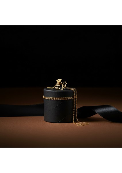 8 Ayar Altın Kolye Ucu Sincap GM4971 1 gr modelleri