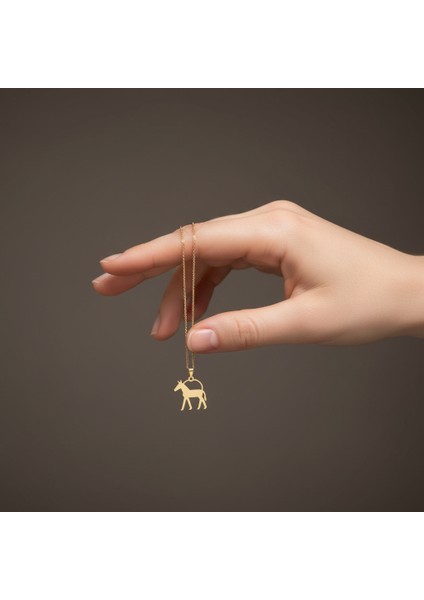 14 Ayar Altın Kolye Ucu Eşek GM5383 1 gr fiyatları