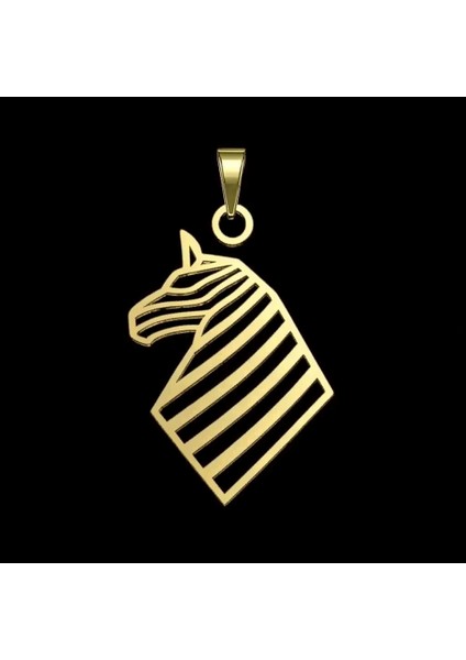 14 Ayar Altın Kolye Ucu Zebra GM5846 1 gr fırsatları