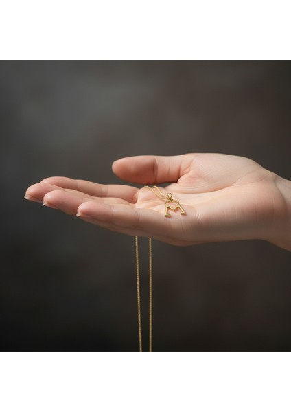 8 Ayar Altın Kolye Ucu Harf M GM6121 0.5 gr fiyatları