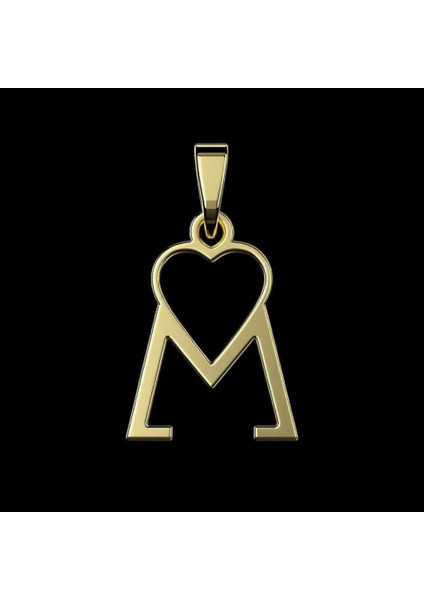 8 Ayar Altın Kolye Ucu Harf M GM6121 0.5 gr fırsatları