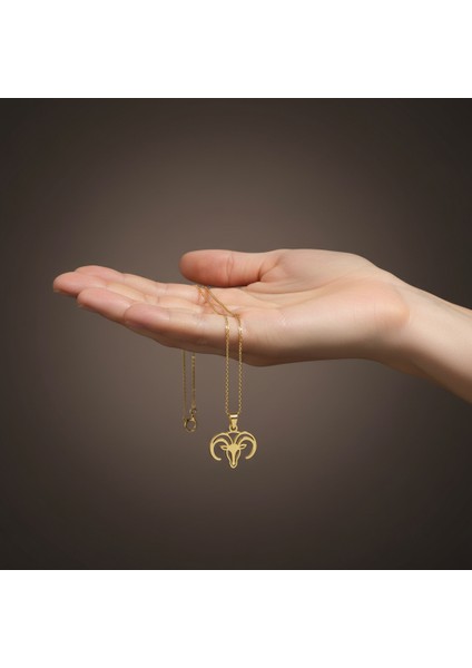 14 Ayar Altın Kolye Ucu Koç GM6414 0.5 gr fiyatları