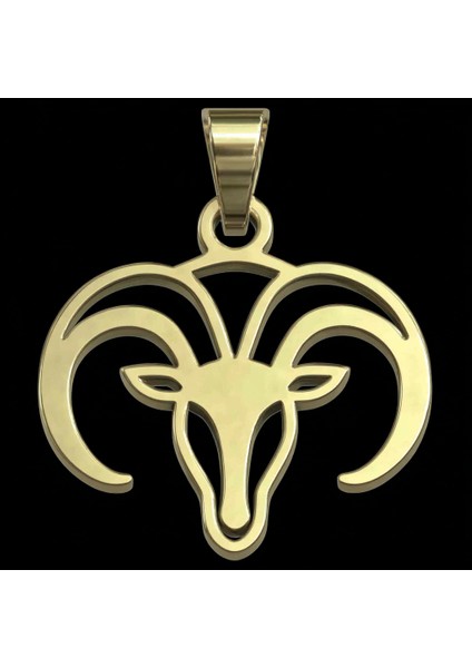 14 Ayar Altın Kolye Ucu Koç GM6414 0.5 gr fırsatları