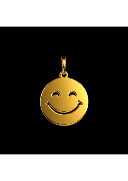 14 Ayar Altın Kolye Ucu Gülen Yüz GM5044 0.5 gr fırsatları