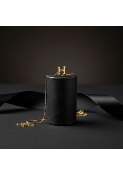 14 Ayar Altın Kolye Ucu Harf H GM6059 1 gr modelleri