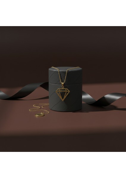 8 Ayar Altın Kolye Ucu Elmas GM4524 1 gr modelleri